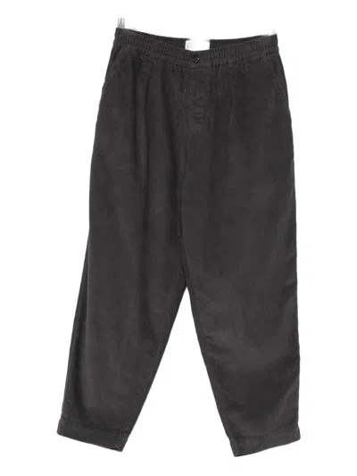 Universal Works Corduroy Trousers In Gray
