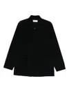 Universal Works Corduroy Wrap Blazer In Black