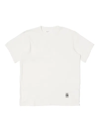 Universal Works Crew-neck Short-sleeve T-shirt In White