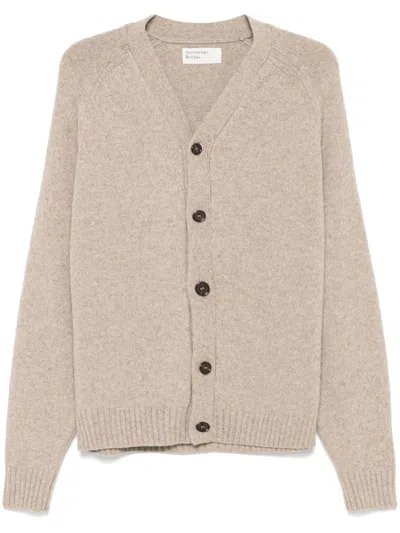 Universal Works David Cardigan In Neutrals