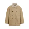 Universal Works Reversible Mackinaw Jacket In Brown