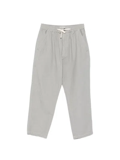 Universal Works Drawstring-waist Trousers In Gray