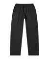 Universal Works Elastic Waist Casual Pants In Black