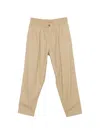 Universal Works Elasticated Trousers In Brown
