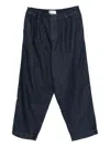 Universal Works Elasticated-waistband Jeans In Blue