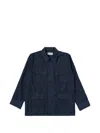 Universal Works Flap-pocket Overshirt In Blue