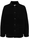Universal Works Black Patch Pocket Jacket In 黑色