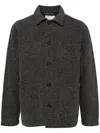 Universal Works Fleece Field Jacket In 灰色
