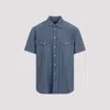 UNIVERSAL WORKS INDIGO WESTERN GARAGE COTTON SHIRT