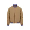 Universal Works Sand Ns Bomber Recycled Polyamide Jacket In Beige