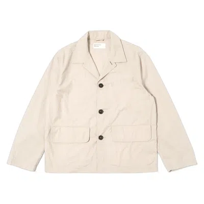 Universal Works Jacket  Franck Jacket Kennedy Stripe - Brown In White