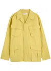 Universal Works Mens Lemon Linen Slub Weave Jungle Jacket