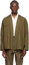 Universal Works Khaki Osaka Jacket In Khaki