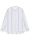 Universal Works Lazy Day Shirt In Blue