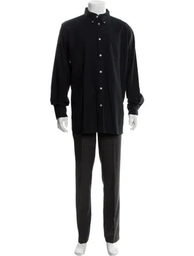 Pre-owned Universal Works Long Sleeve Dress Shirt In Blue