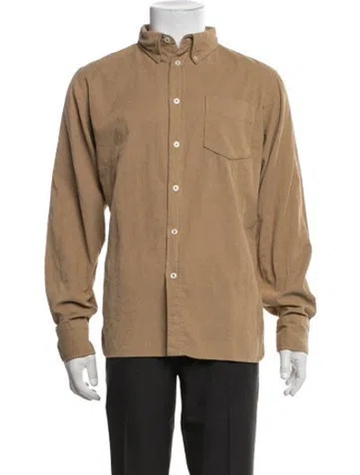 Pre-owned Universal Works Long Sleeve Shirt In Brown