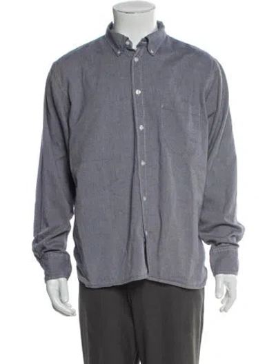 Pre-owned Universal Works Long Sleeve Shirt In Gray
