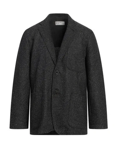 Universal Works Man Blazer Charcoal Size L Polyester, Wool, Acrylic, Polyamide, Viscose