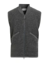 Universal Works Man Cardigan Grey Size S Wool, Recycled Polyester