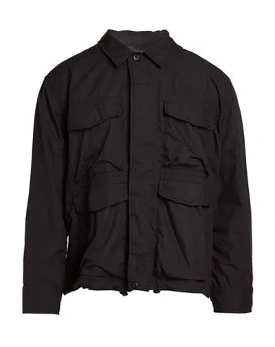 Universal Works Man Jacket Black Size Xxl Recycled Polyester, Cotton In Brown