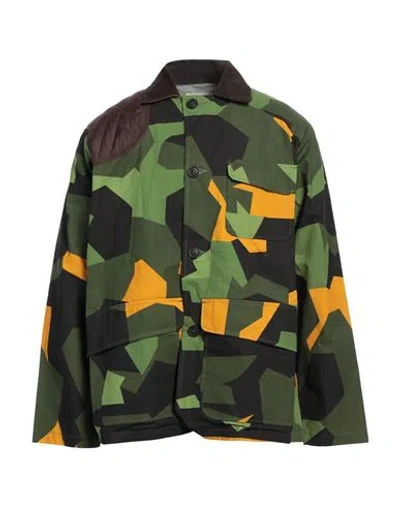 Universal Works Man Jacket Green Size Xl Organic Cotton, Polyamide