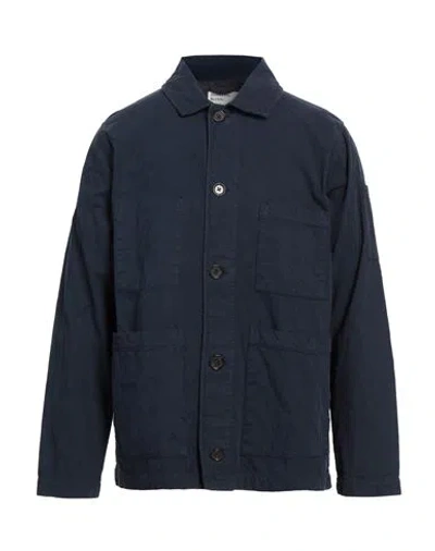 Universal Works Man Jacket Midnight Blue Size L Cotton