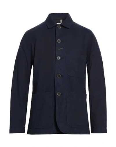 Universal Works Man Jacket Midnight Blue Size L Cotton