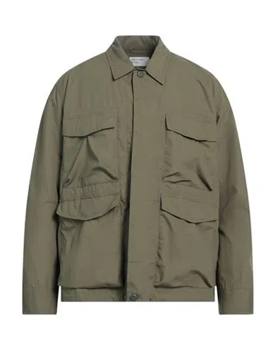 Universal Works Man Jacket Military Green Size S Recycled Polyester, Cotton