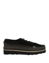 Universal Works Man Lace-up Shoes Black Size 9 Leather