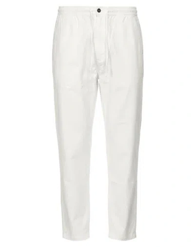 Universal Works Man Pants Off White Size 36 Cotton