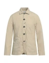 Universal Works Man Shirt Camel Size M Recycled Polyester, Cotton In Beige