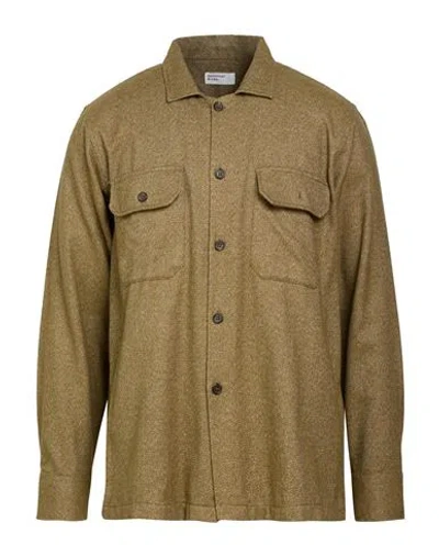 Universal Works Man Shirt Military Green Size S Cotton