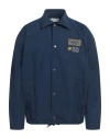 Universal Works Man Shirt Navy Size L Polyamide, Cotton