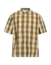 Universal Works Man Shirt Pastel Yellow Size L Cotton, Polyester