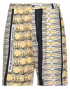 Universal Works Man Shorts & Bermuda Shorts Yellow Size 30 Cotton In Yellow