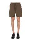 Universal Works Bermuda With Check Pattern In Brown