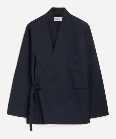 Universal Works Mens Kyoto Work Jacket In Blue