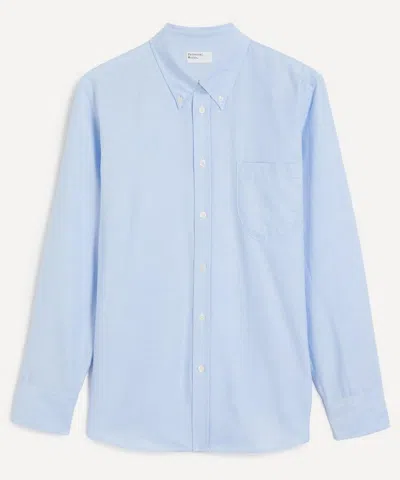 Universal Works Mens Oxford Daybrook Shirt In Blue