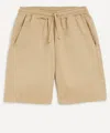 Universal Works Mens Sand Kelly Simple Shorts In Neutral