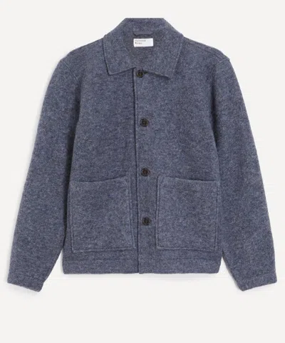 Universal Works Mens Slate Blue Rams Jacket