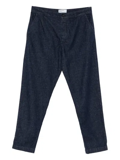 Universal Works Military Chino Jeans In Blue