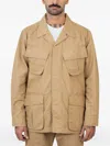 Universal Works Multi-pocket Cotton-blend Jacket In Brown