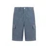 Universal Works Mw Cargo Shorts In Blue
