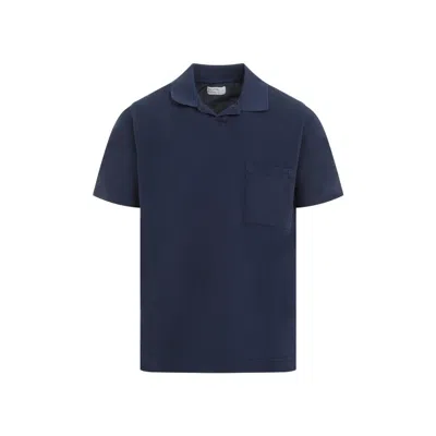 Universal Works Navy Cotton Vacation Polo