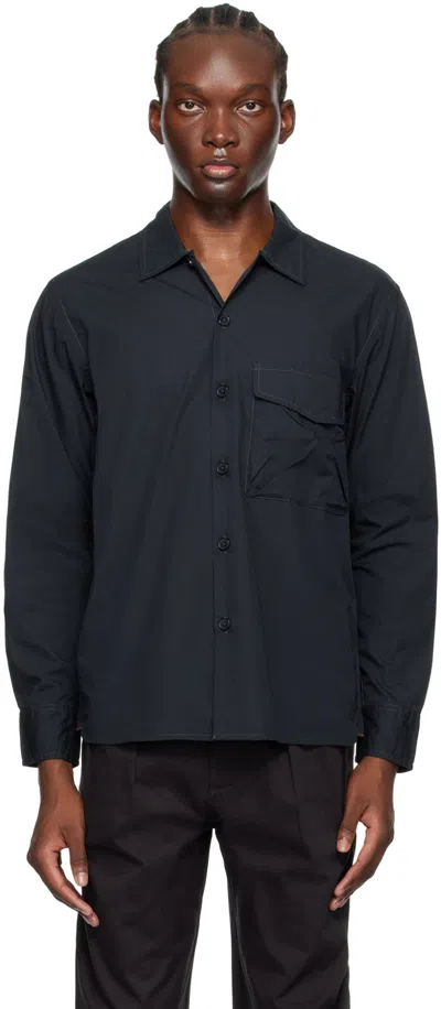 Universal Works Navy Field Shirt