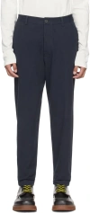 Universal Works Navy Military Trousers In Navy