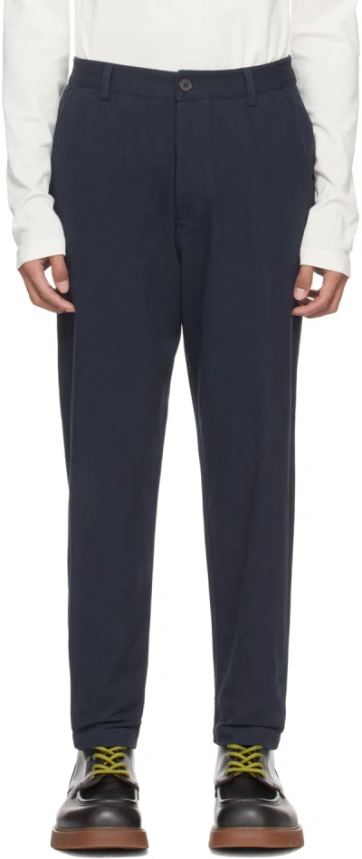 Universal Works Navy Military Trousers