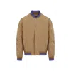 Universal Works Sand Ns Bomber Recycled Polyamide Jacket In Neutrals