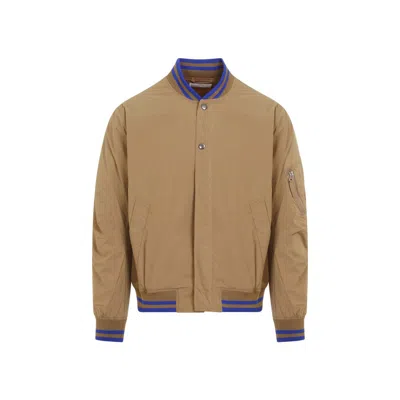UNIVERSAL WORKS UNIVERSAL WORKS NS SAND RECYCLED POLYAMIDE BOMBER JACKET