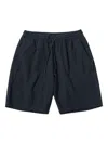 Universal Works Drawstring Waist Shorts In Blue